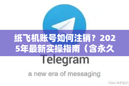 纸飞机账号如何注销？2025年最新实操指南（含永久删除避坑攻略）