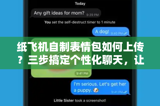 纸飞机自制表情包如何上传？三步搞定个性化聊天，让对话更有趣！