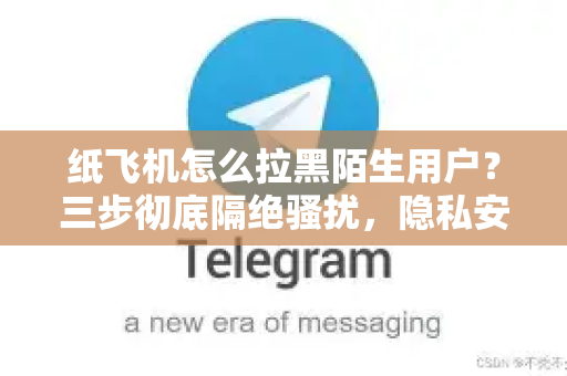 纸飞机怎么拉黑陌生用户？三步彻底隔绝骚扰，隐私安全全攻略